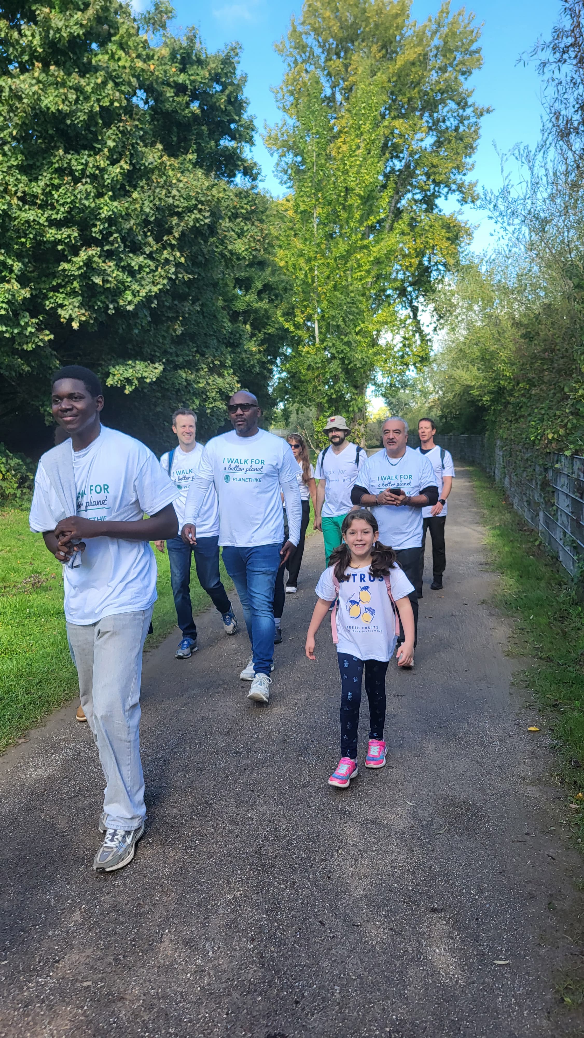 Germany path walking group